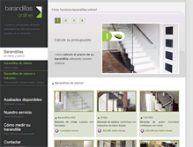 Tablet Screenshot of barandillasonline.com